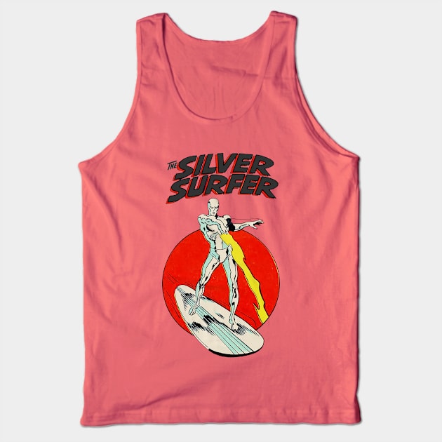 The Silver Surfer // Movie Retro Tank Top by akunetees